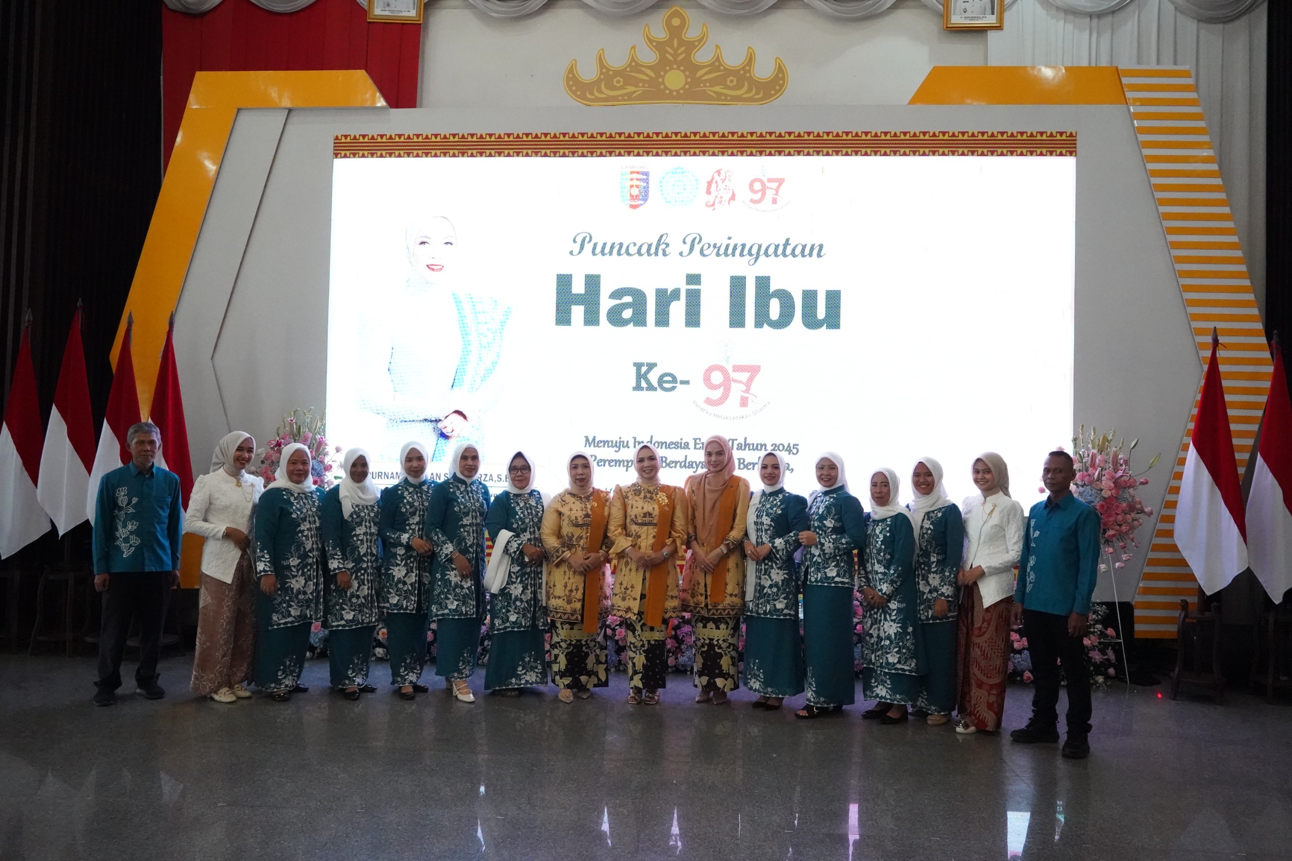 Puncak PHI ke-97, Ketua TP PKK Lampung Tekankan Peran Perempuan sebagai Fondasi Pembangunan Bangsa  ​