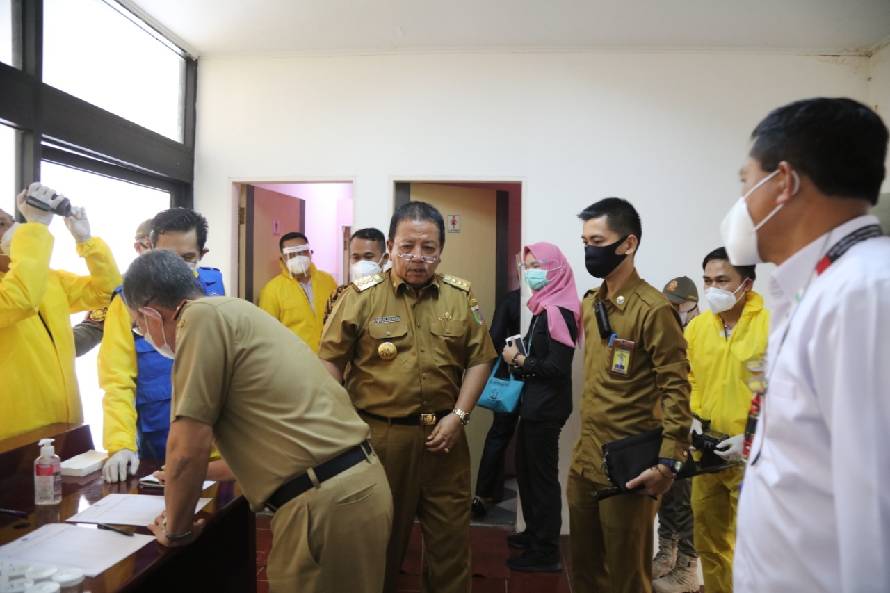Pemprov Lampung Tes Urine Para Pimpinan Tinggi Pratama