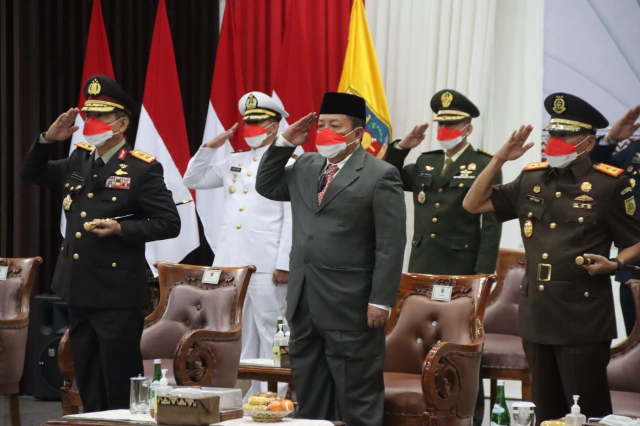Gubernur Arinal Djunaidi mengikuti Upacara Peringatan Hari Kesaktian Pancasila Tahun 2021
