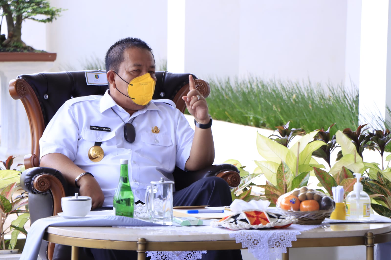 Gubernur Arinal Terima Audiensi Media Tribun Lampung
