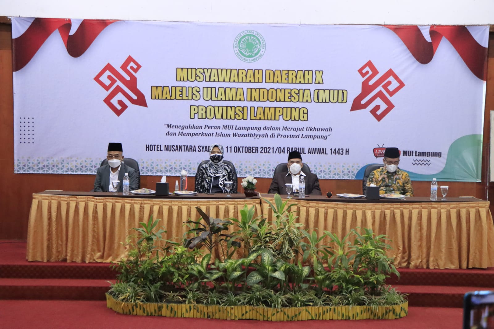 Wakil Gubernur Lampung Buka Musda X MUI Provinsi Lampung