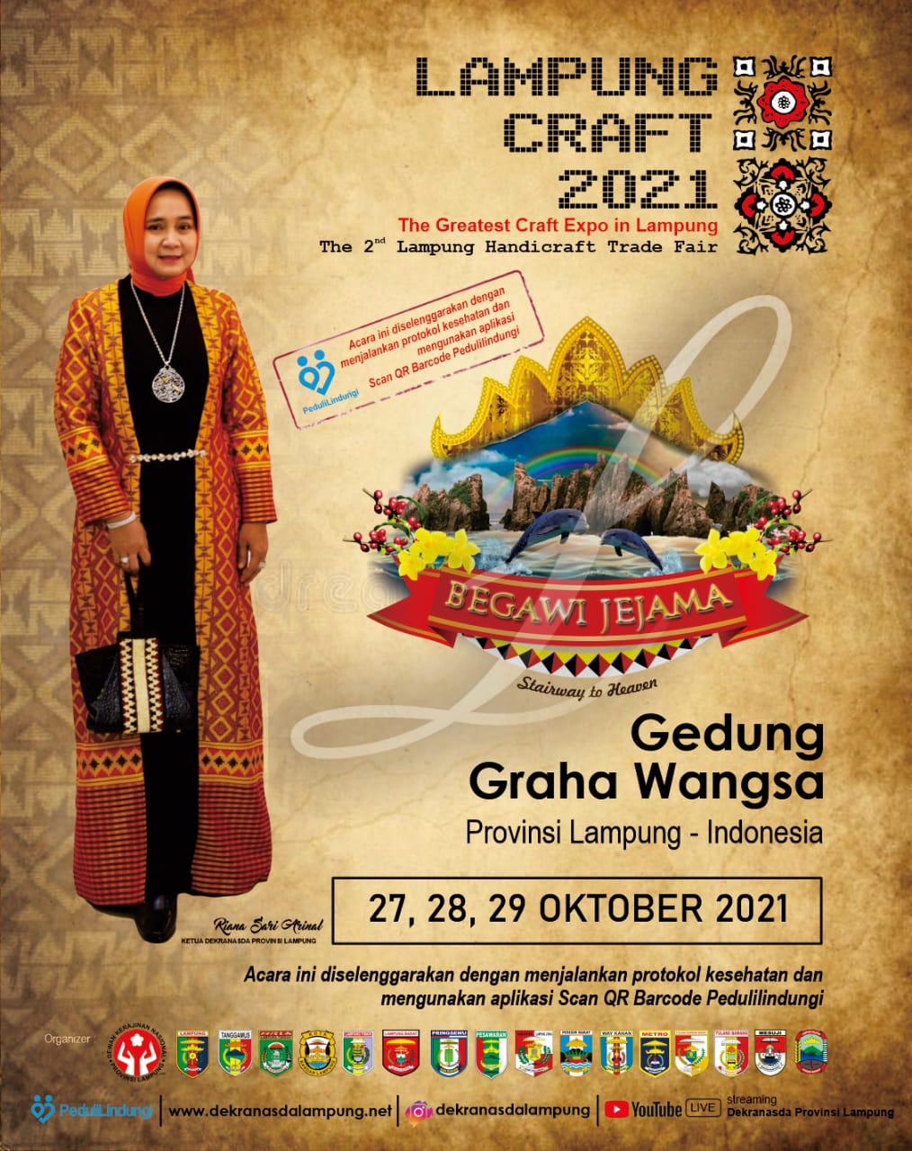 Dekranasda Provinsi Lampung kembali menggelar Lampung Craft ke - 2
