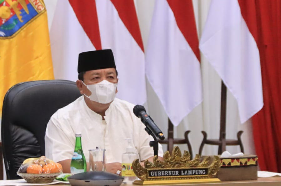 Gubernur Arinal Paparkan Progres Penanganan Covid-19 dan Pertanian kepada ICMI se-Lampung