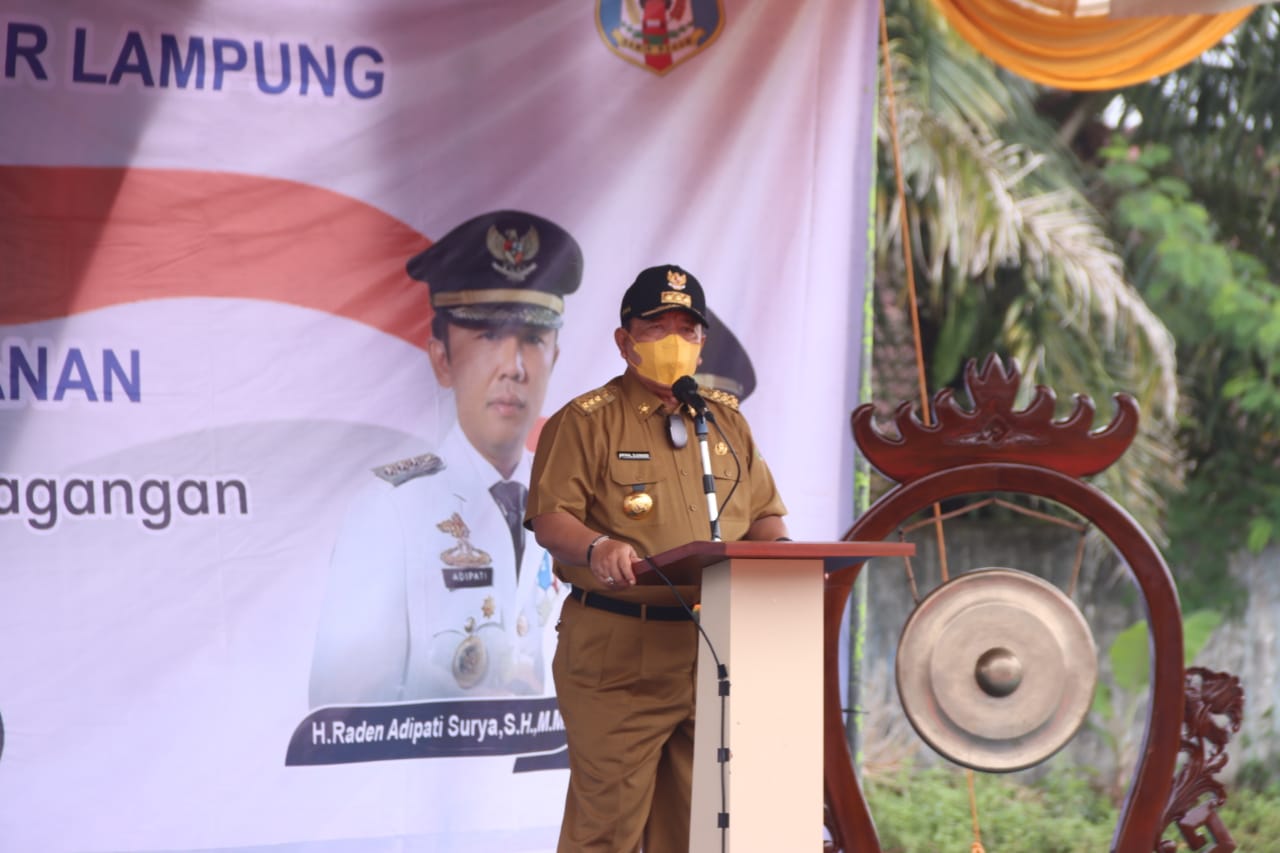 Gubernur Arinal Djunaidi Kunjungan Kerja Ke Way Kanan, Tekankan Kewaspadaan dan Penanganan Covid-19