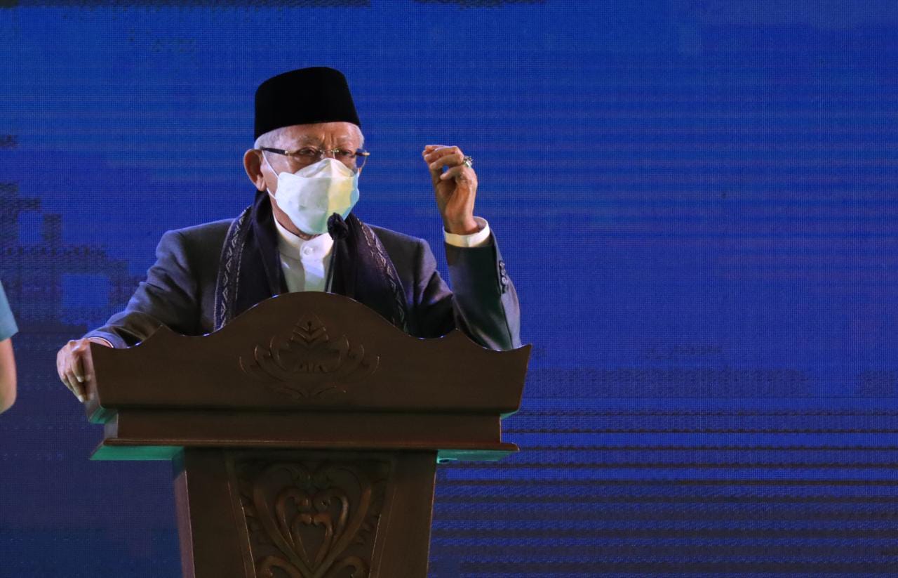 Wapres Ma'ruf Amin Resmi Tutup Muktamar Ke-34 NU