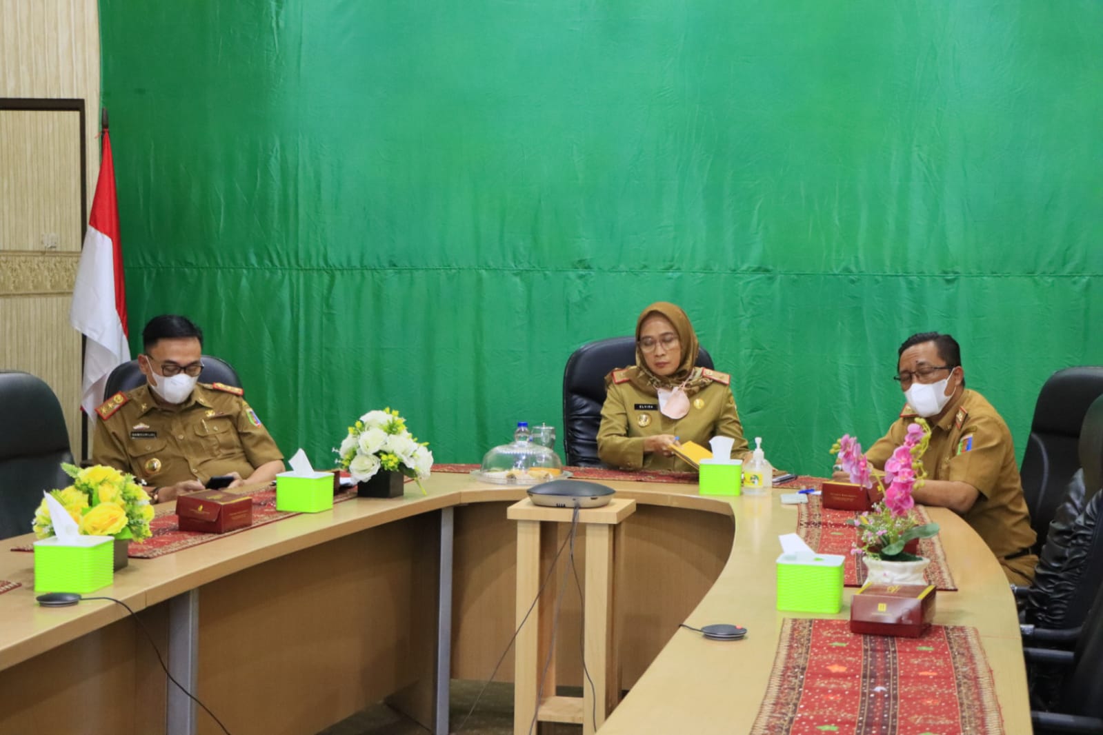 Pemprov Lampung Ikuti Rakor Gernas BBI Secara Virtual dengan Kementerian Perindustrian