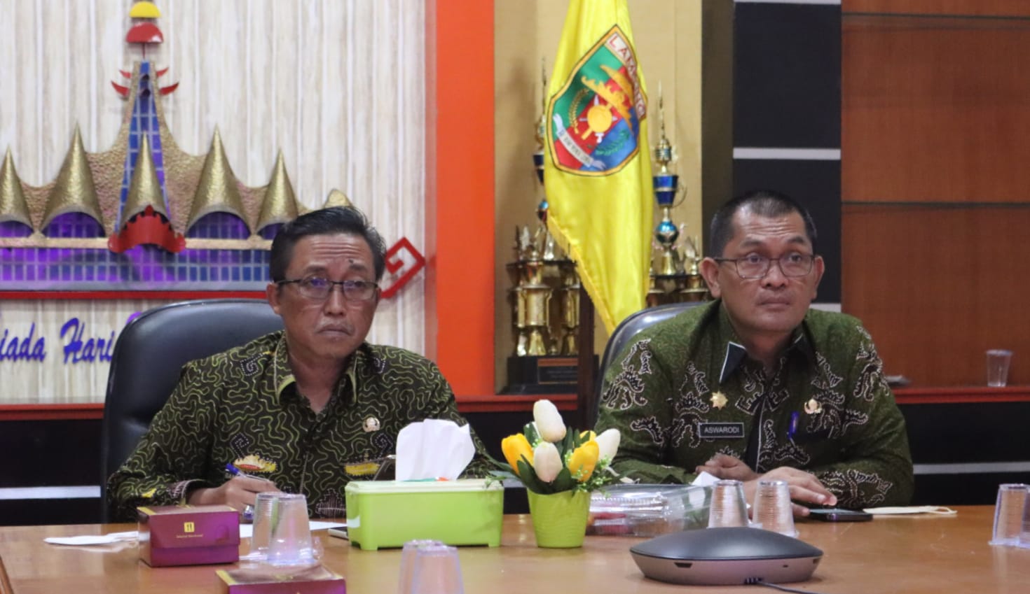 Pemprov Lampung Ikuti Rapat Terkait Data Rumah Tangga  Miskin Penerima Set Top Box, Bersama Kementerian Kominfo Republik Indonesia