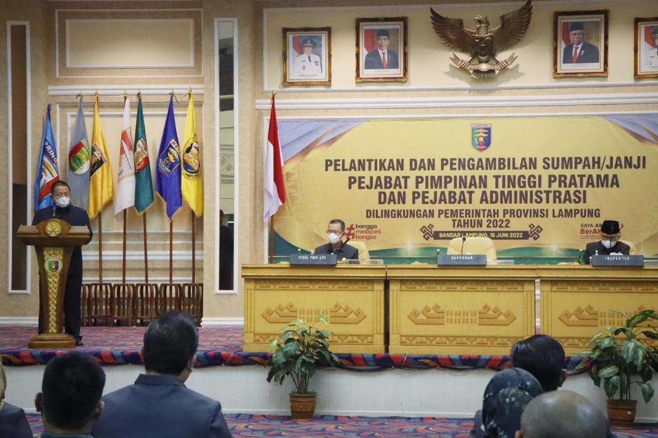 Gubernur Arinal Djunaidi Tekankan  Pengembangan ASN Profesional Untuk Kinerja Pelayanan Cepat, Akurat, dan Efisien