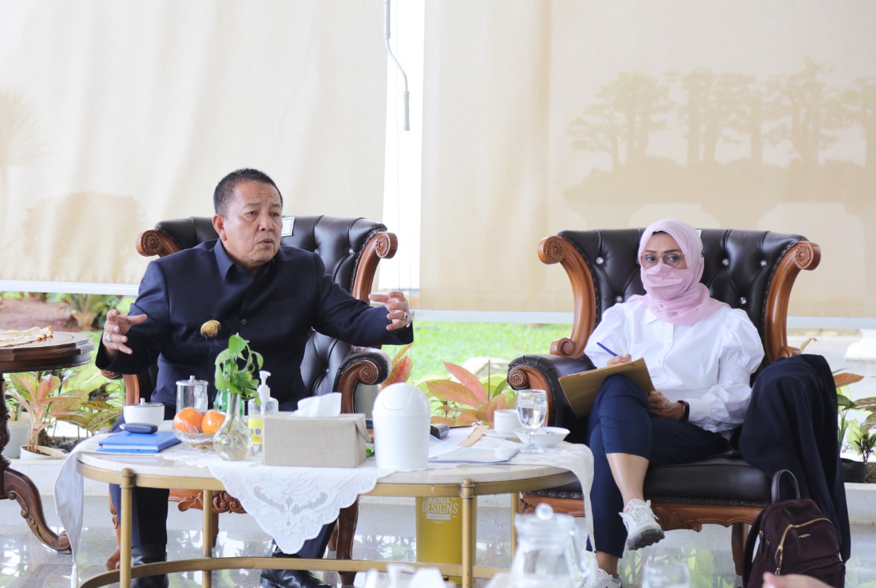 Rapat Bersama Jajaran  PT. ASDP Indonesia Ferry, Gubernur Arinal  Djunaidi Dorong Percepatan Pembangunan Kawasan Terintegrasi Pariwisata Bakauheni Harbour City
