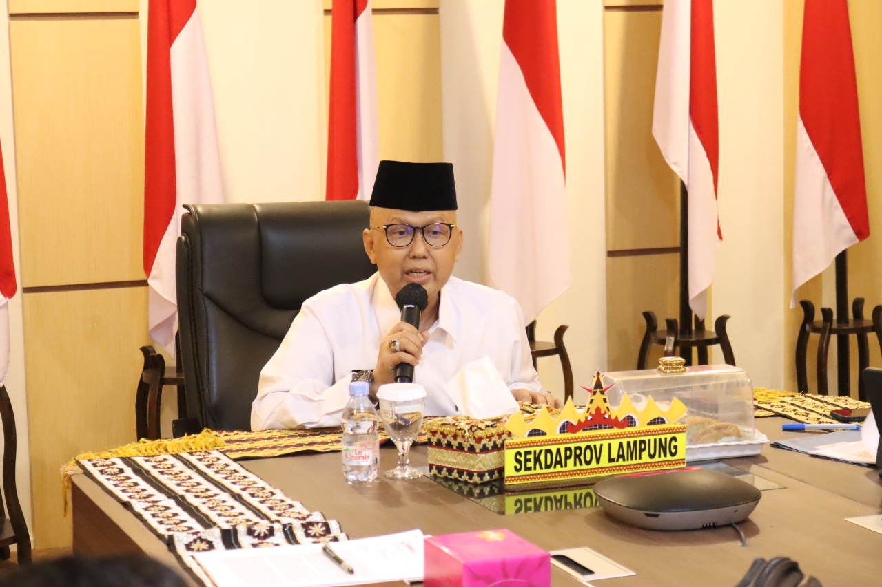 Plh. Sekdaprov Lampung Pimpin Rapat Bahas Usulan Kebutuhan KPU dan Bawaslu Untuk Pilkada Serentak 2024