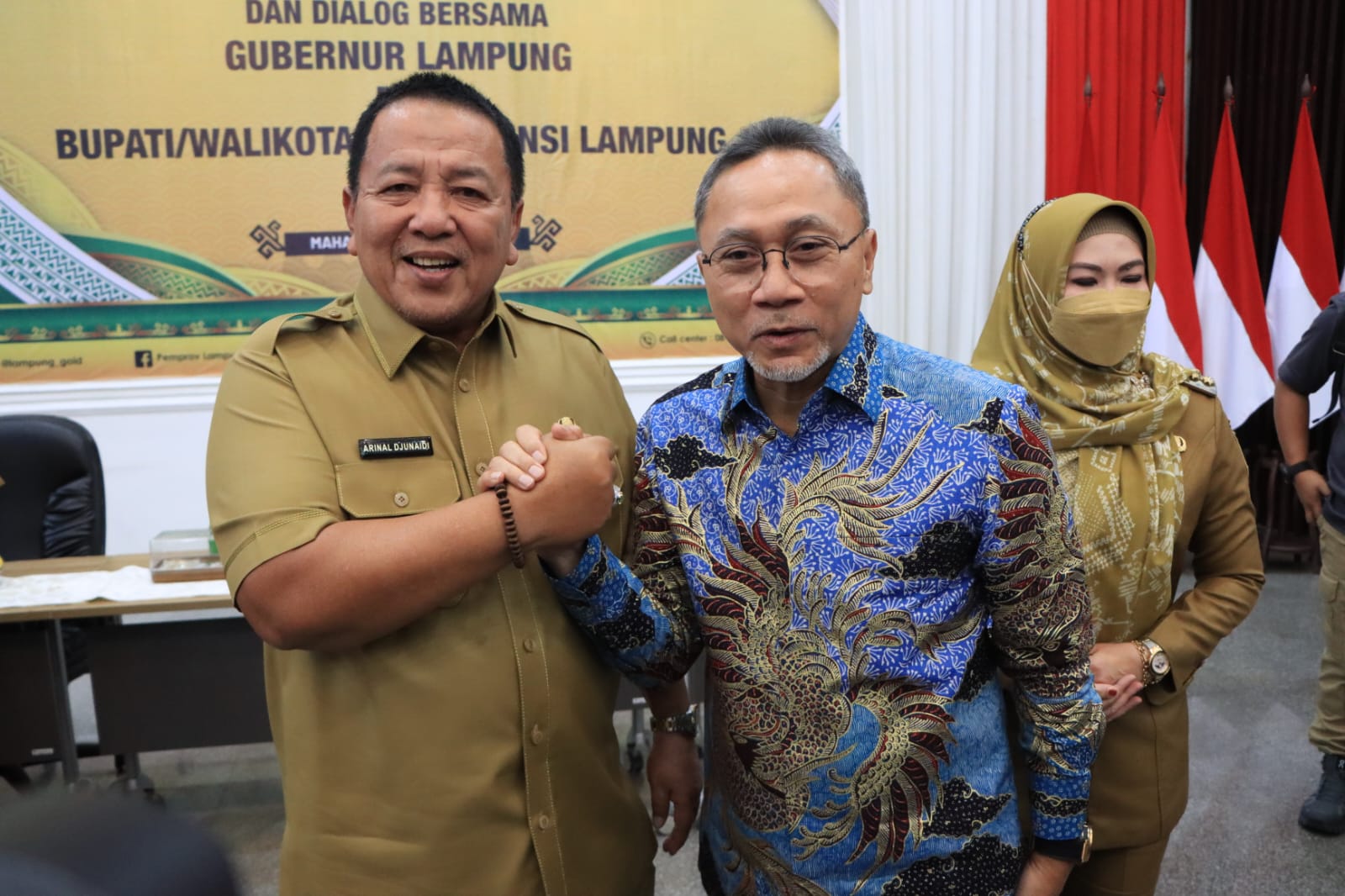 Gubernur Arinal Djunaidi Dampingi Menteri Perdagangan RI  Dalam Arahan dan Dialog Bersama  Walikota Se-Provinsi Lampung
