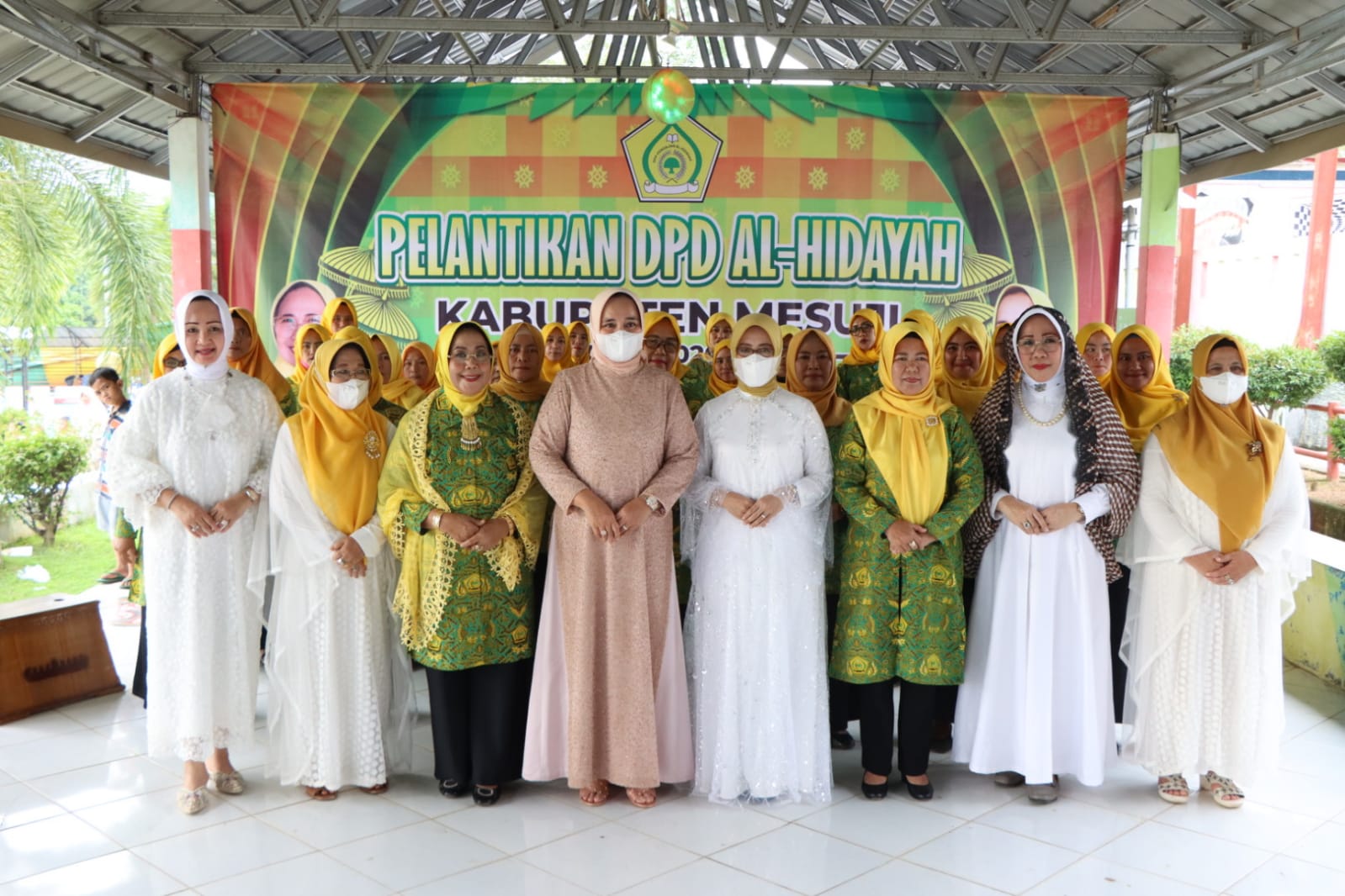 Riana Sari Arinal Hadiri Pelantikan Pengurus DPD Al-Hidayah Kabupaten Mesuji Periode 2020-2025