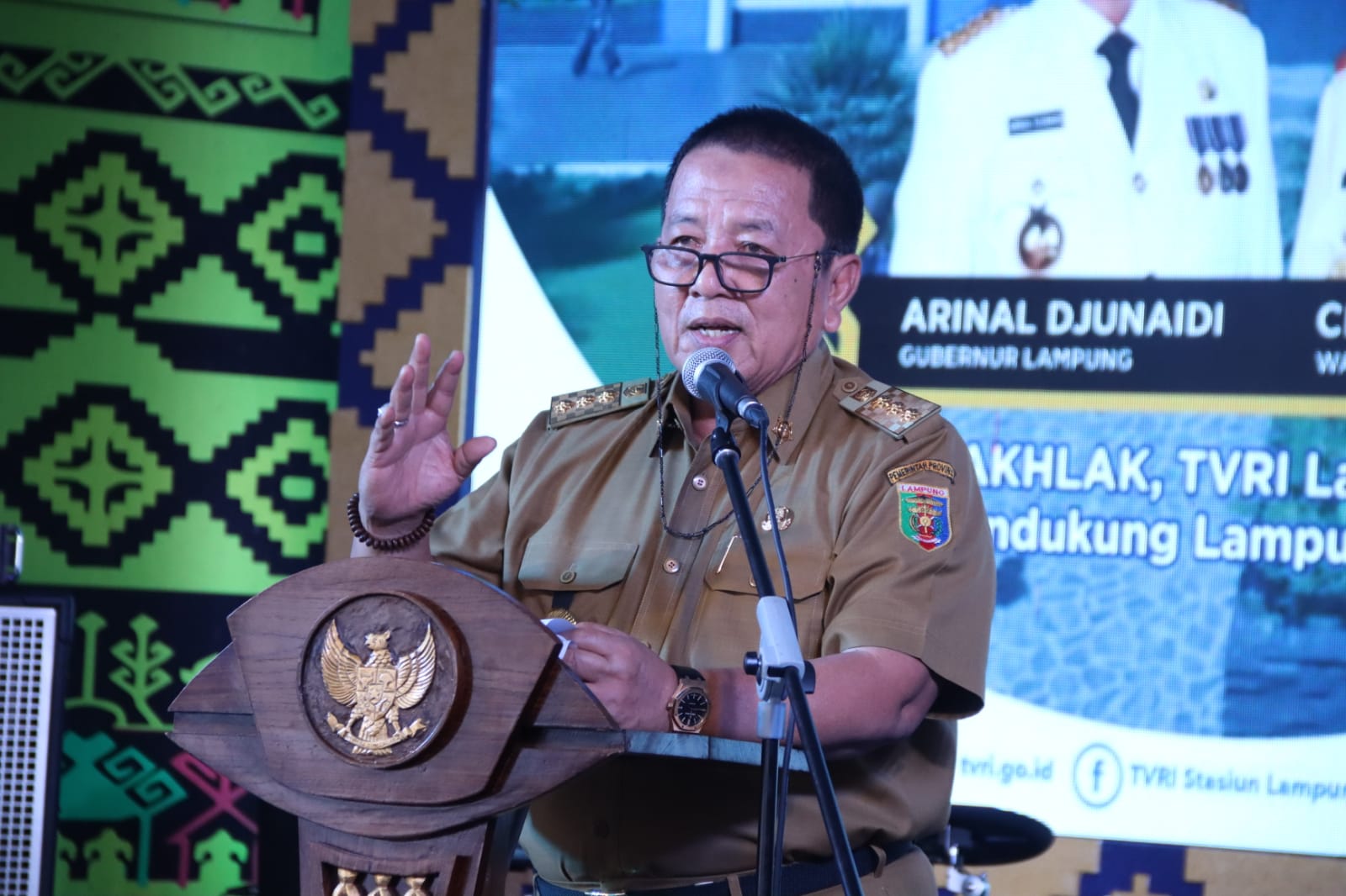 Gubernur  Arinal Mengajak Masyarakat  Mulai  Beralih ke Siaran Televisi Digital