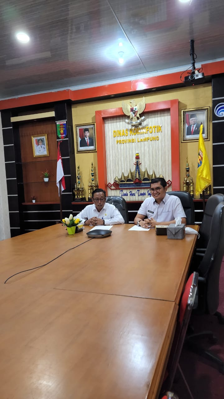 Diskominfotik Prov. Lampung bekerjasama dengan Kemenkeu RI Gelar Sosialisasi dan Konsultasi Daring Keterbukaan Informasi