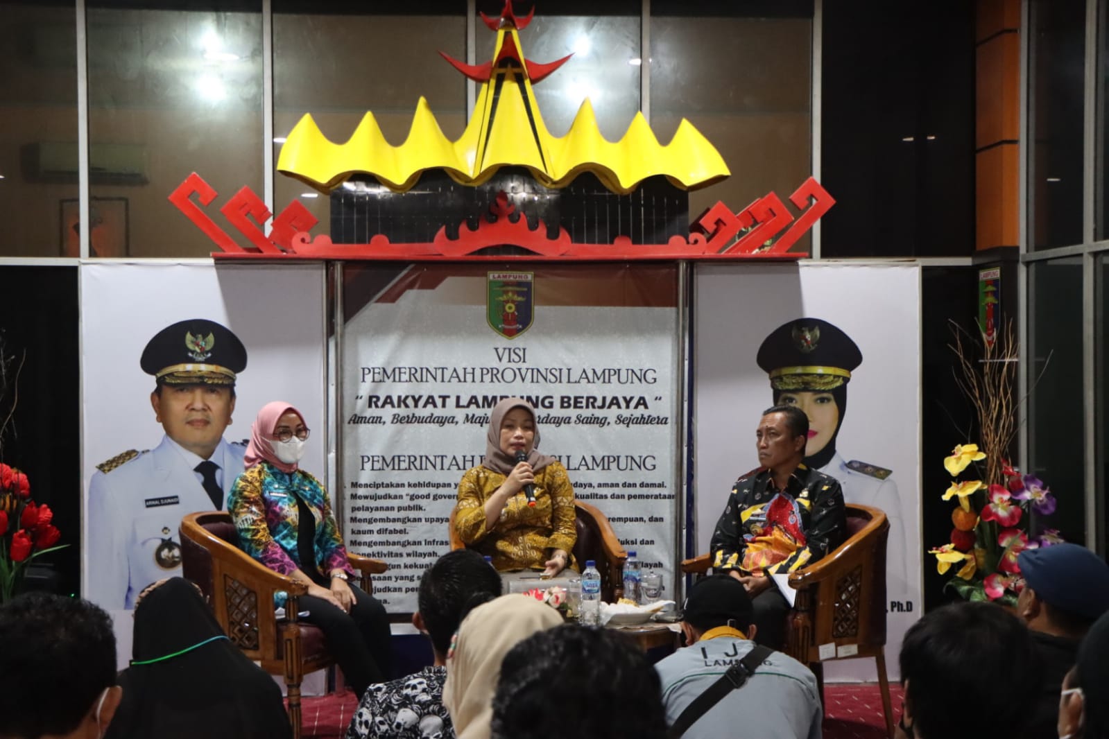 Dinas Kominfotik Provinsi Lampung Gelar Bincang Pagi Bersama Jurnalis Berbagai Media di Provinsi Lampung