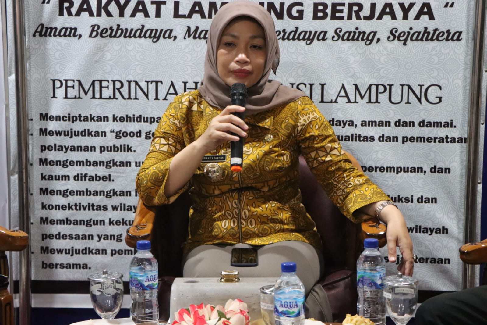 Bincang Pagi Bersama Media Di Dinas  Kominfotik Provinsi Lampung, Kadis PPPA Sampaikan Keberhasilan  Provinsi Lampung Raih Penghargaan Provila