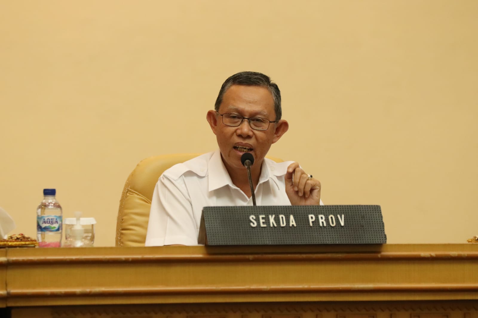 Sekdaprov Lampung Hadiri Monitoring dan Evaluasi Pelaksanaan APBD Pemerintah Provinsi dan  Kabupaten/Kota