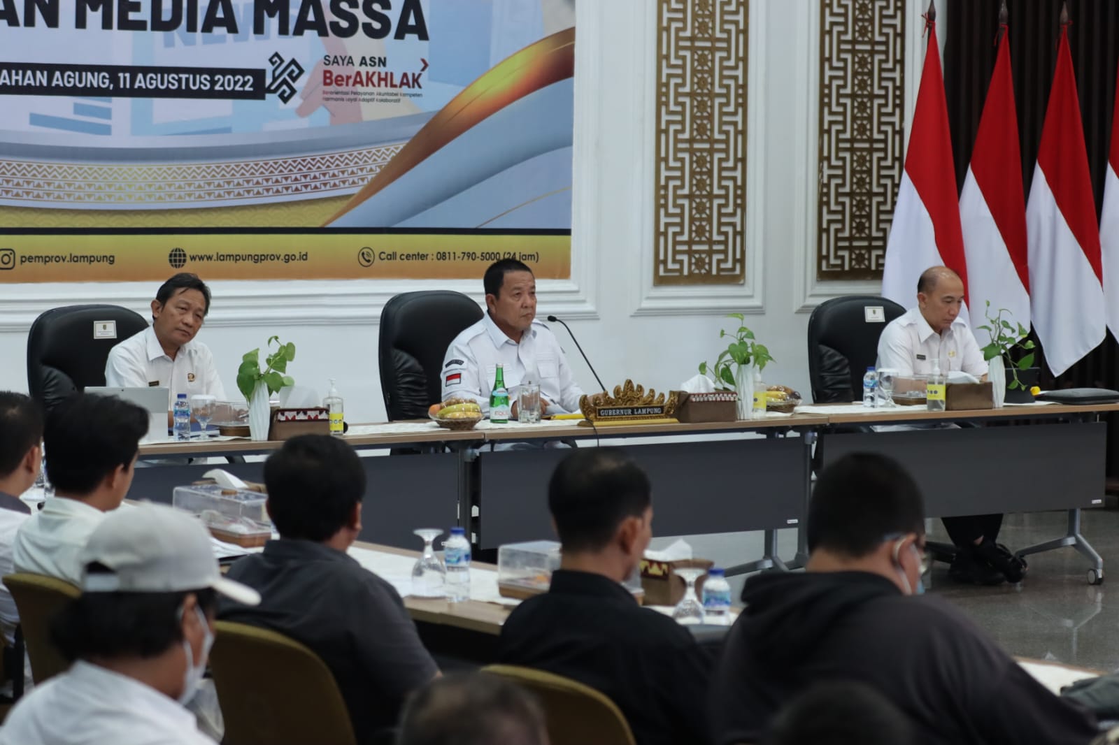 Silaturahmi Dengan Pimpinan Media Massa, Media Cetak, dan Elektronik, Gubernur Arinal Sampaikan Kebijakan Program Pembangunan Daerah