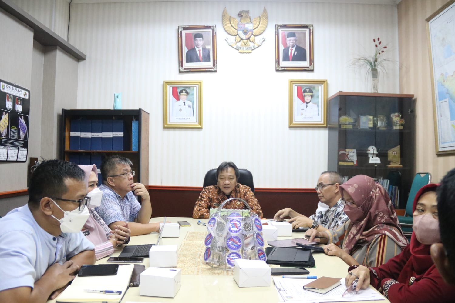 Pemprov Lampung dan Univeritas Bandar Lampung Bahas  Mekanisme Penyerahan Aplikasi dan Pengelolaan Kartu Petani Berjaya (KPB)