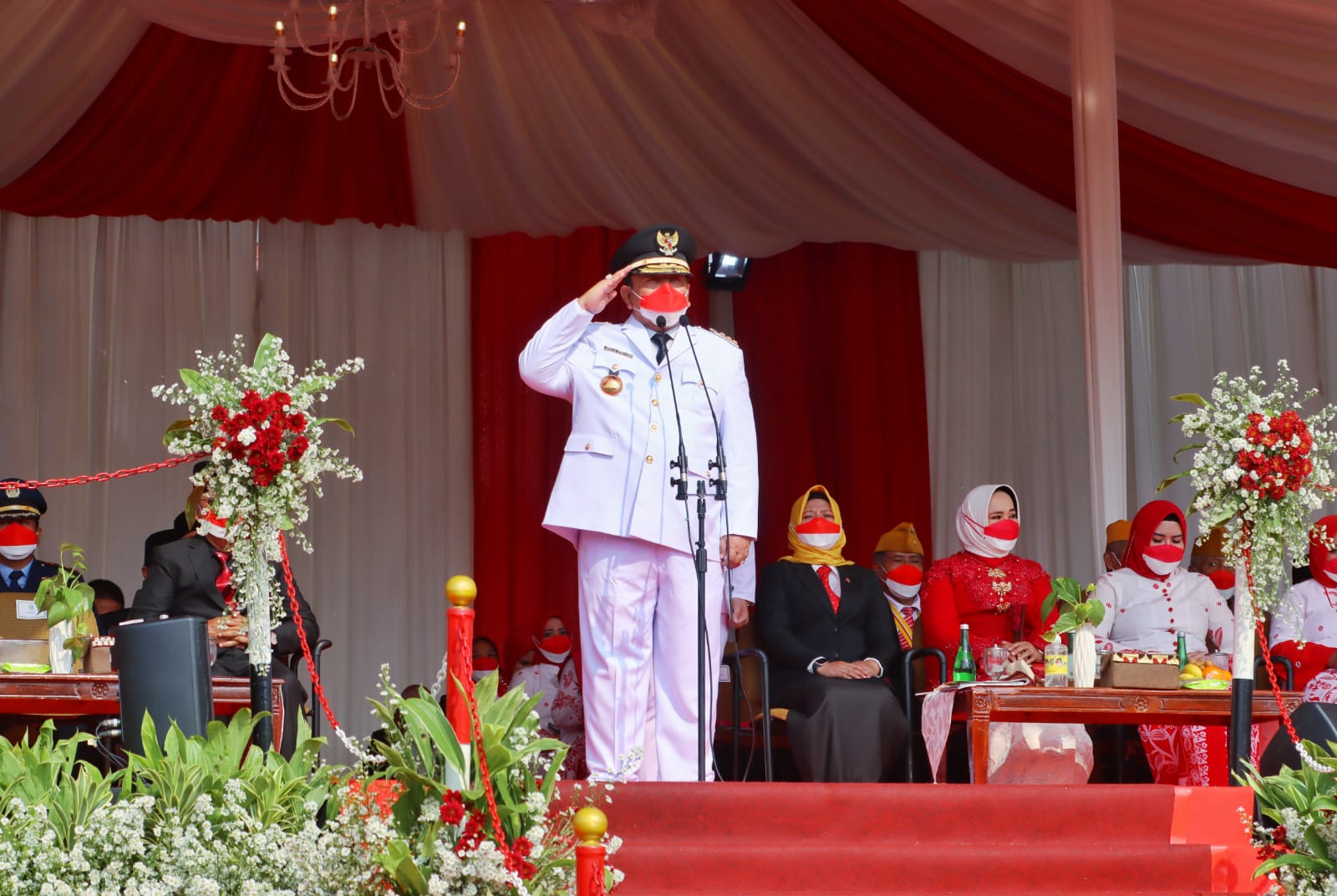 Gubernur Arinal Menjadi Inspektur Upacara Peringatan HUT RI ke-77, Pacu Kebangkitan Ekonomi Pasca Pandemi dan Pembangunan Di Segala Bidang