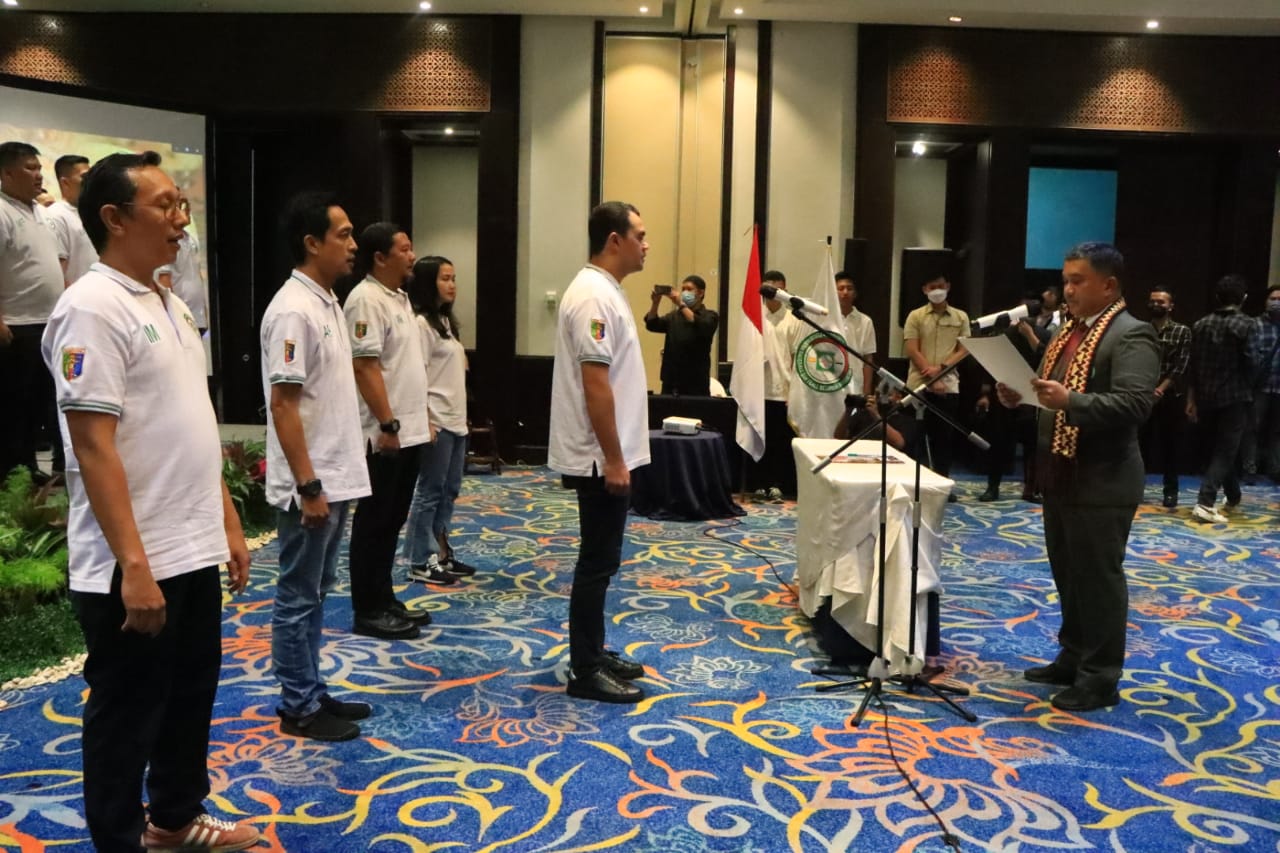 Pengukuhan dan Pelantikan Pengurus Perbasasi Provinsi Lampung Masa Bakti 2022-2026, Gubernur Lampung  Dukung Program ”Anak Muda Berjaya,”