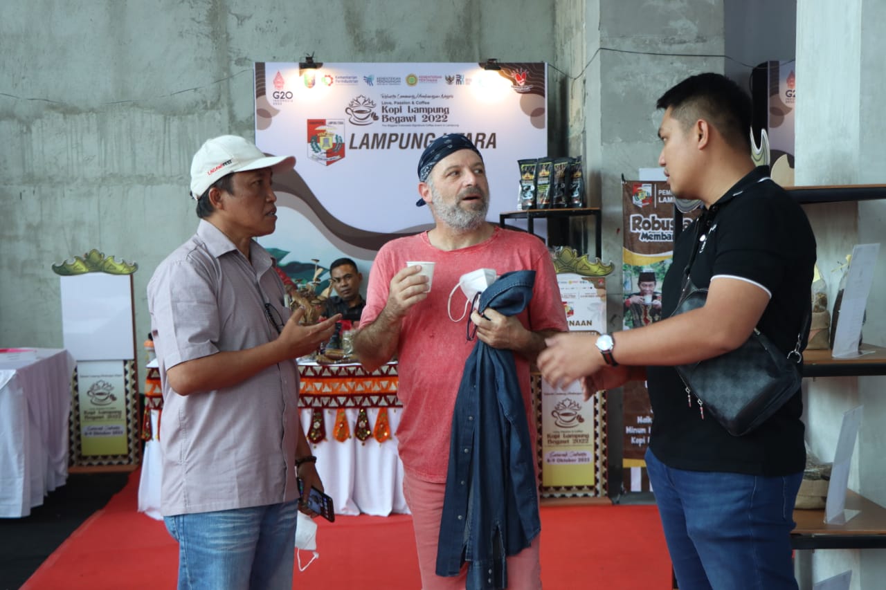 Kopi Lampung Begawi 2022 di Sarinah Jakarta  Berlangsung Meriah