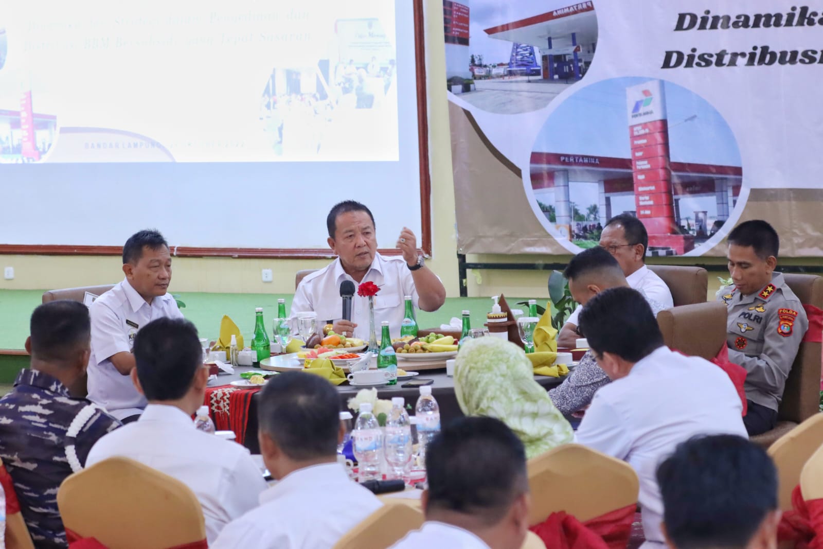 Pemprov Lampung Gelar Diskusi Dalam Kegiatan Coffee Morning, Upaya  Menjamin ketersediaan dan distribusi BBM Bersubsidi Yang Tepat Sasaran
