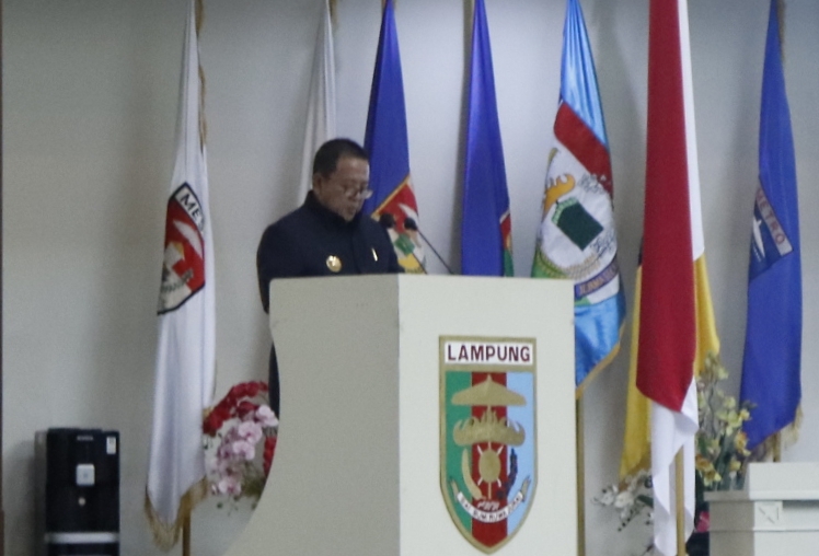 Gubernur Arinal Sampaikan Jawaban Pemerintah Terhadap Pemandangan Umum Fraksi-Fraksi DPRD Provinsi Lampung Terkait Raperda APBD Provinsi Lampung Tahun Anggaran 2023