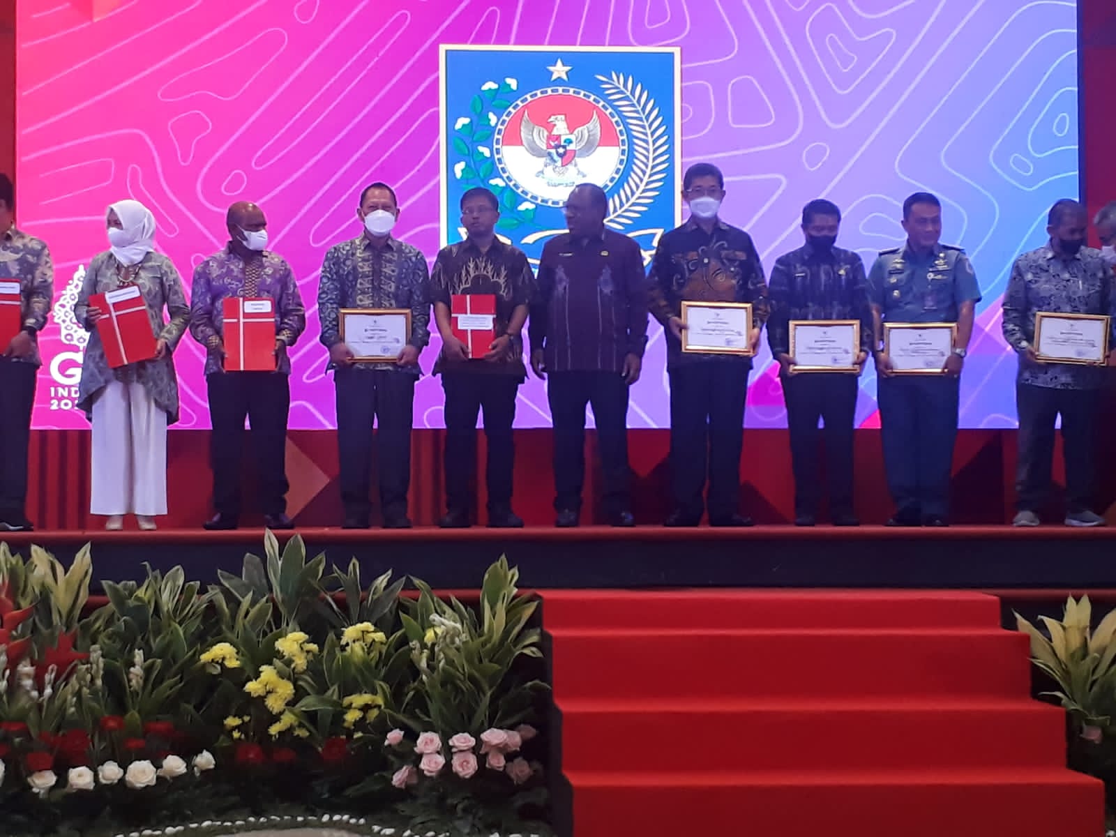 Pemprov Lampung Terima Penghargan Salah Satu Provinsi Tercepat Penyelesaian Batas Daerah dan  Kode Desa