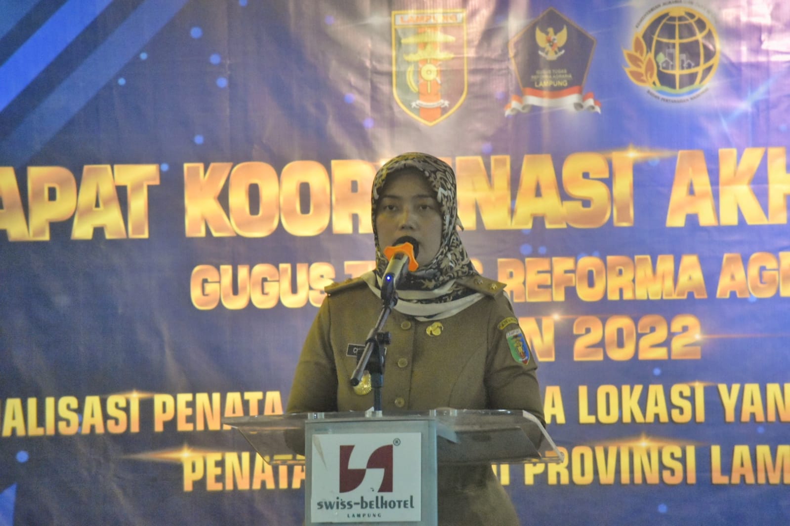 Wagub Chusnunia Buka Rakor Akhir Gugus Tugas Reforma Agraria  Provinsi Lampung