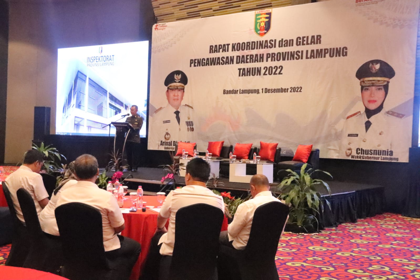 Mewakili Gubernur, Sekdaprov Fahrizal Darminto Buka Rakorwasda Provinsi Lampung Tahun 2022