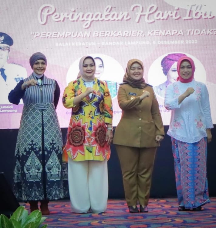 Wagub Chusnunia  Buka Seminar Dalam Rangka Peringatan Hari Ibu Tahun 2022, Riana Sari dan Lula Kamal Jadi Narasumber