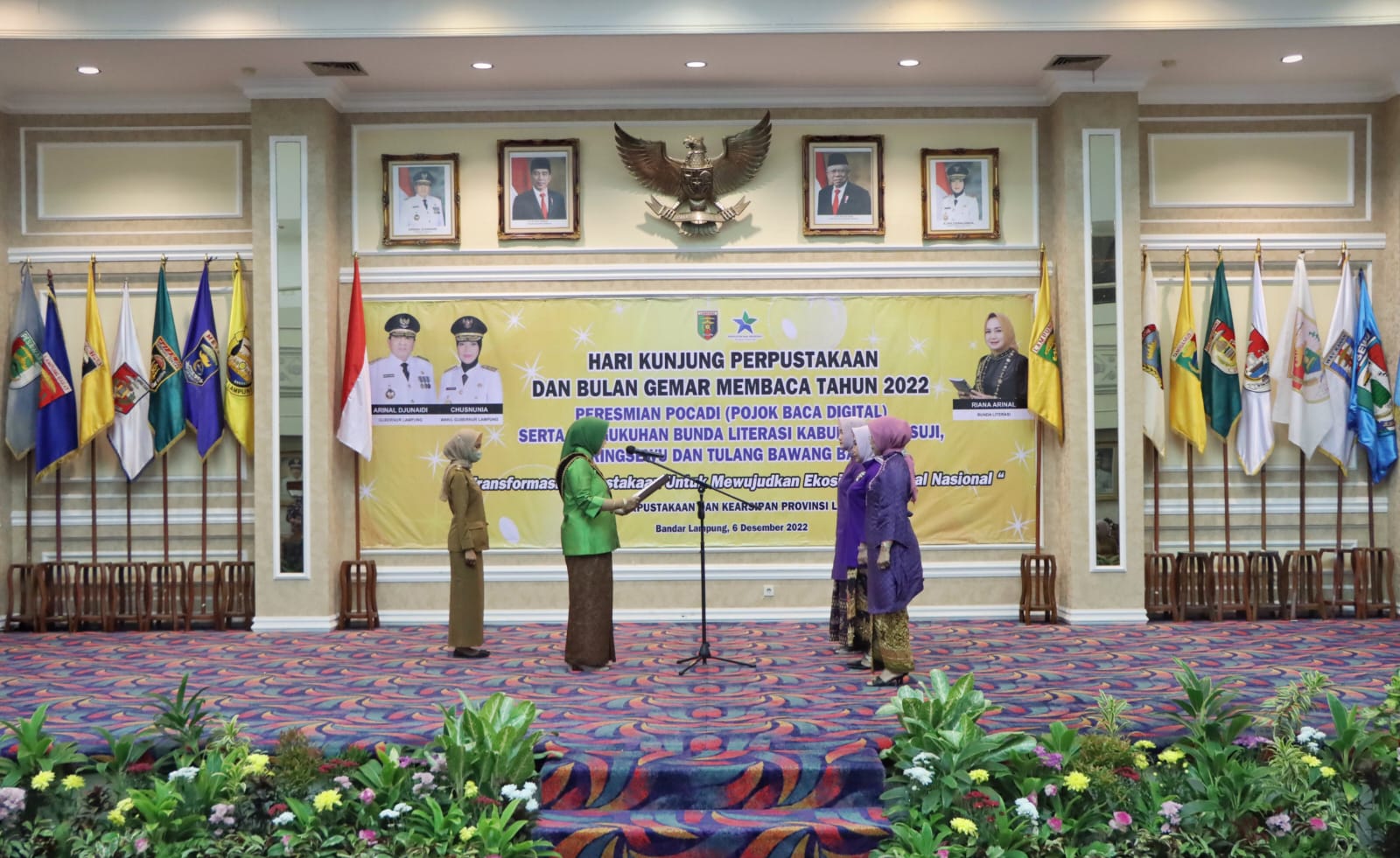 Bunda Literasi Provinsi Lampung,  Mengukuhkan Bunda Literasi Kabupaten Mesuji, Pringsewu dan Tulang Bawang Barat