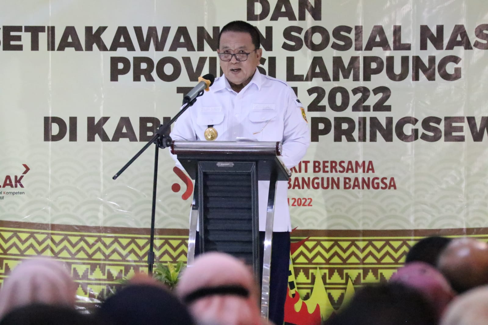 Gubernur Arinal Djunaidi Mengikuti Peringatan Hari Disabilitas Internasional dan Hari Kesetiakawanan Sosial Nasional Tahun 2022 Tingkat Provinsi Lampung