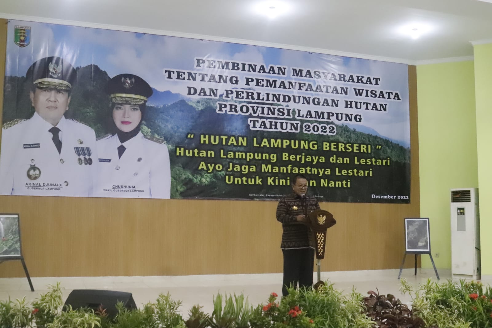 Gubernur Arinal Buka Pembinaan Masyarakat Tentang Pemanfaatan Wisata dan Perlindungan Hutan