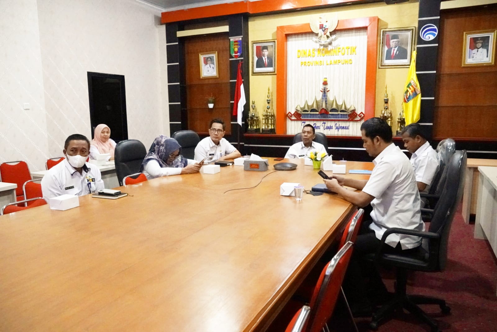 Pemprov Lampung Hadiri Penganugerahan Predikat Kepatuhan Standar Pelayanan Publik Tahun 2022