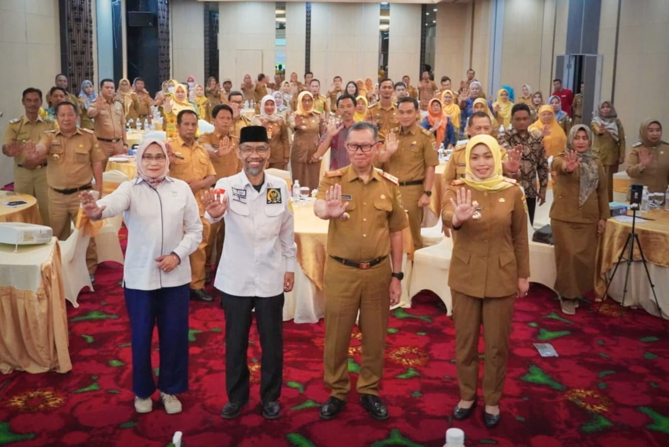 Sekdaprov Lampung Buka Rakor Implementasi Desa Ramah Perempuan dan Peduli Anak Serta Konvergensi Pencegahan Stunting Provinsi Lampung Tahun 2023