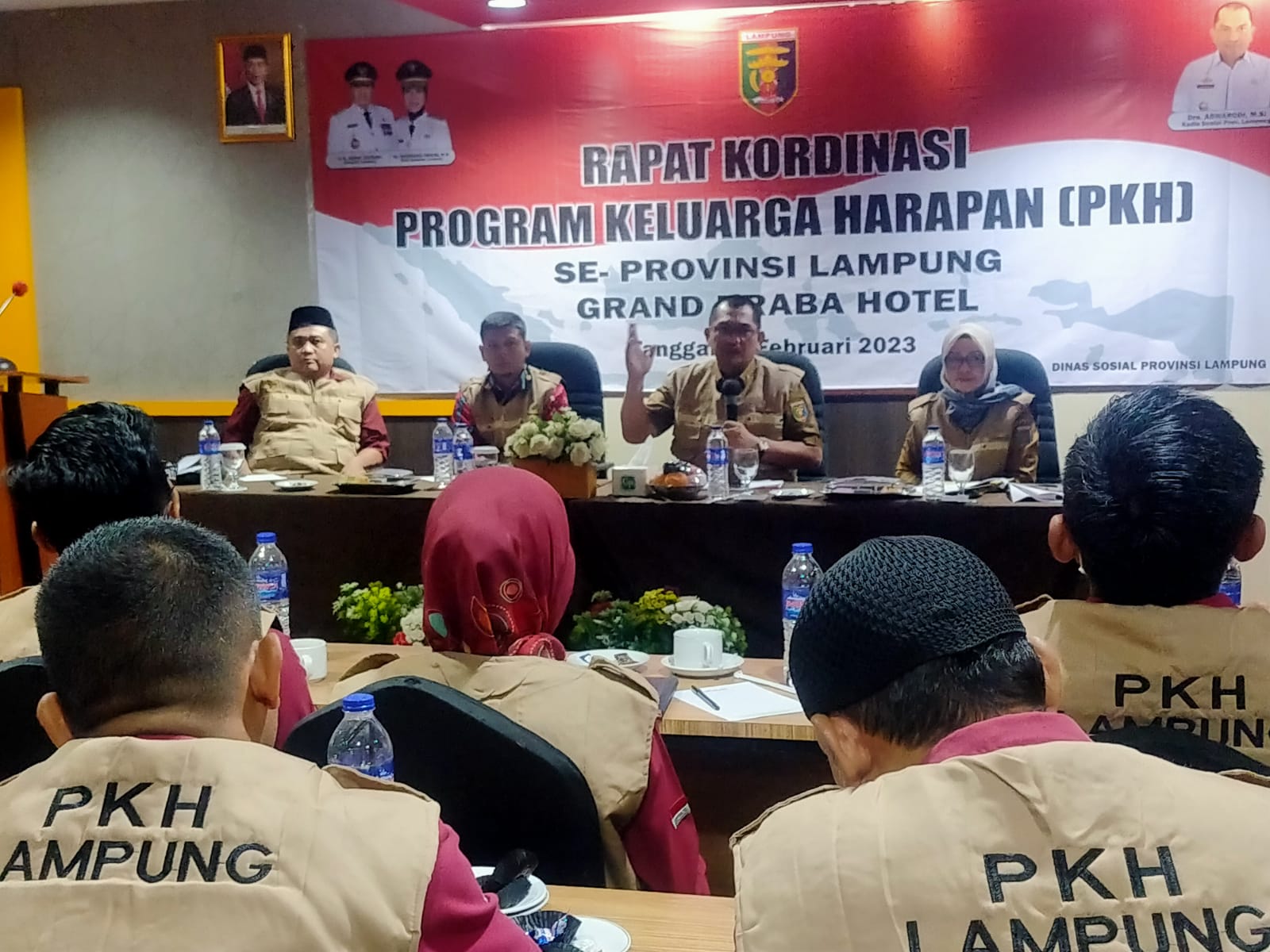Tingkatkan Sinergitas, Dinsos Lampung Gelar Rakor Bersama Korwil dan Korkap PKH se-Lampung