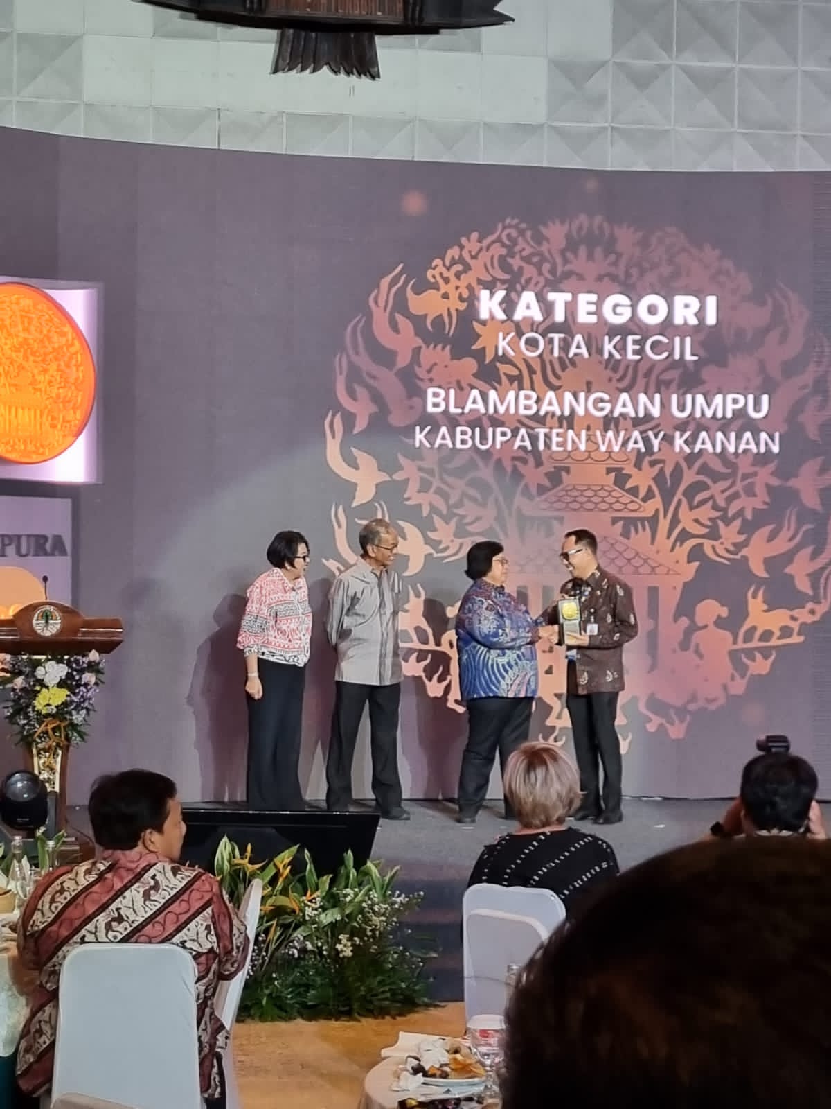 Dua Kabupaten di Provinsi Lampung Terima Penghargaan Adipura Dari Kementerian Lingkungan Hidup dan Kehutanan RI
