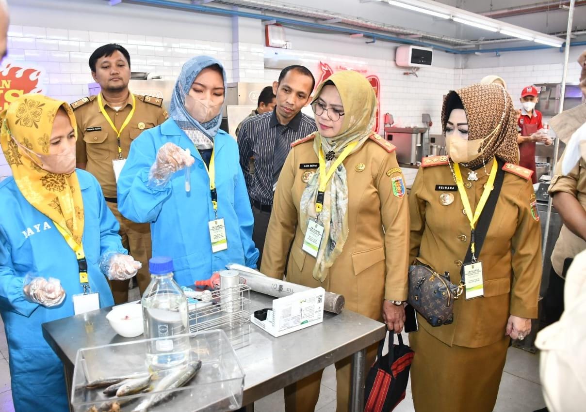 Jelang Hari Raya Idul Adha 1444 H, Tim Koordinasi Jejaring Keamanan Pangan Daerah Provinsi Lampung Lakukan Inspeksi