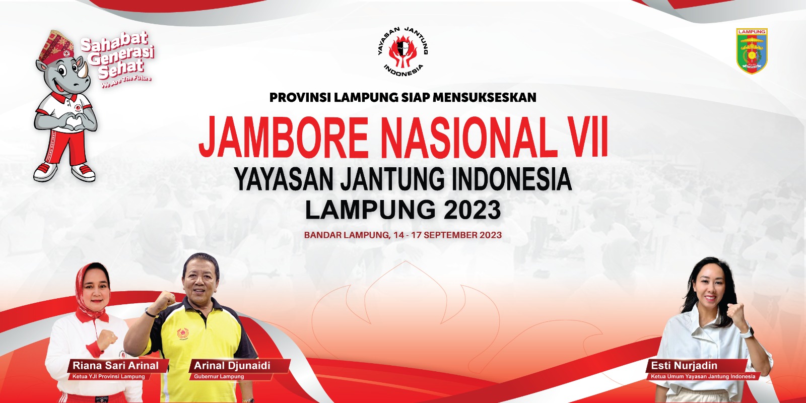 Jambore Nasional Yayasan Jantung Indonesia Segera Digelar Di Provinsi Lampung, 14 - 17 September 2023