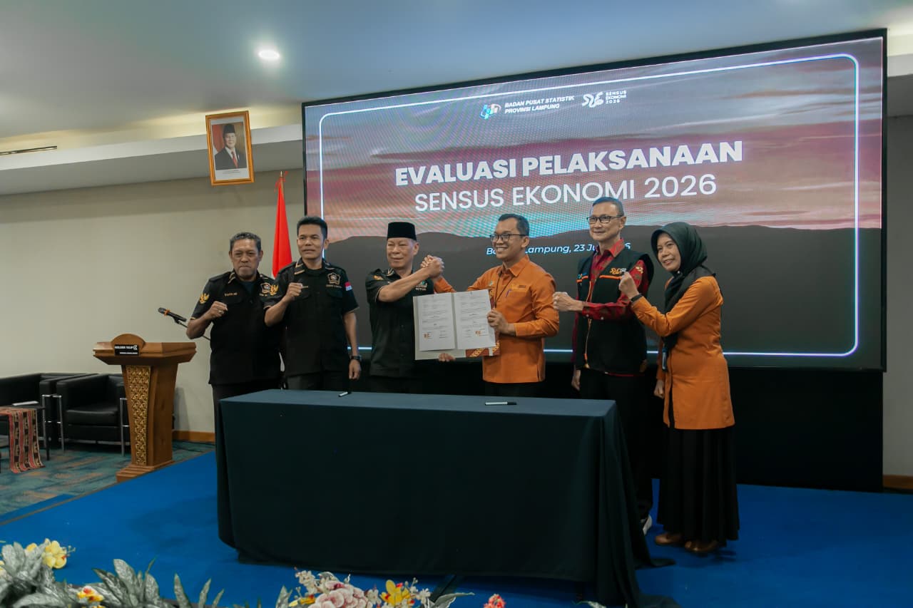 Pemprov Lampung Perkuat Sinergi Lintas Sektor, Dorong  Sukses Penyelenggaraan Sensus Ekonomi 2026