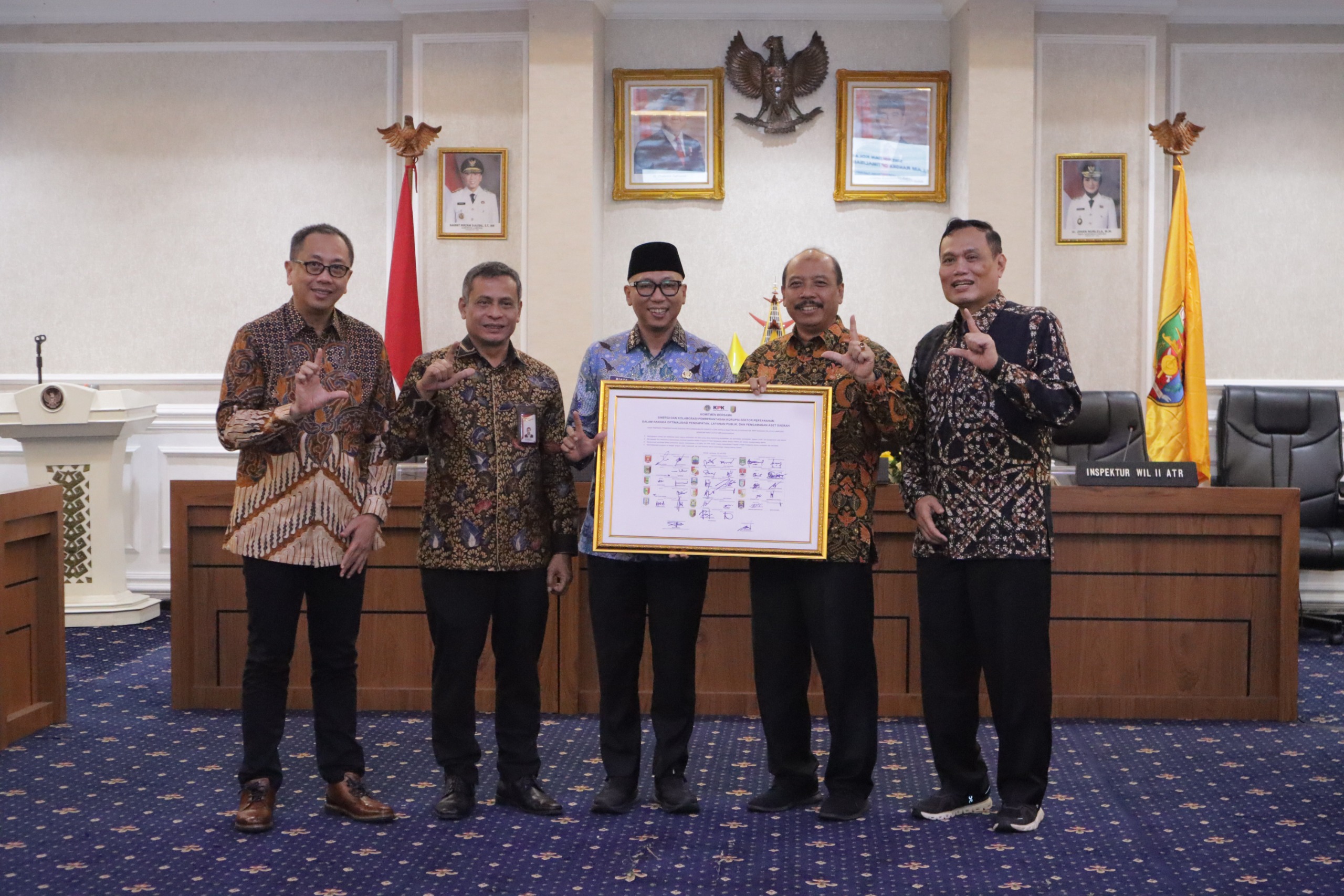 Sinergi KPK, ATR/BPN, dan Pemprov Lampung Dorong Penyelesaian Persoalan Pertanahan
