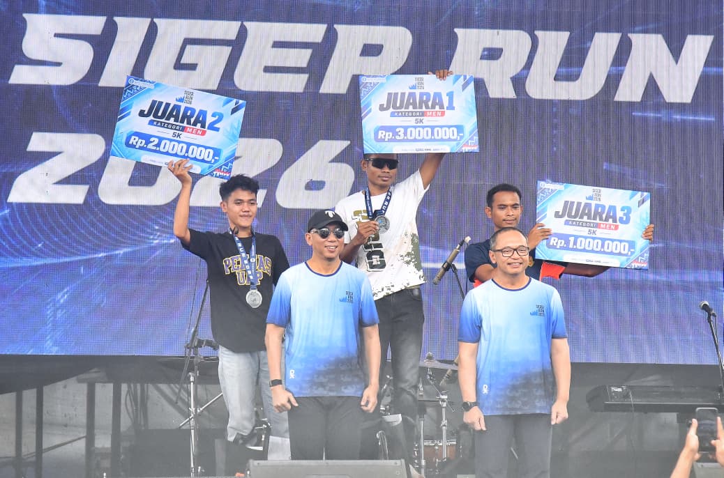 Gubernur Mirza Apresiasi Siger Run 2026, Perkuat Literasi Ekonomi dan Transformasi Digital