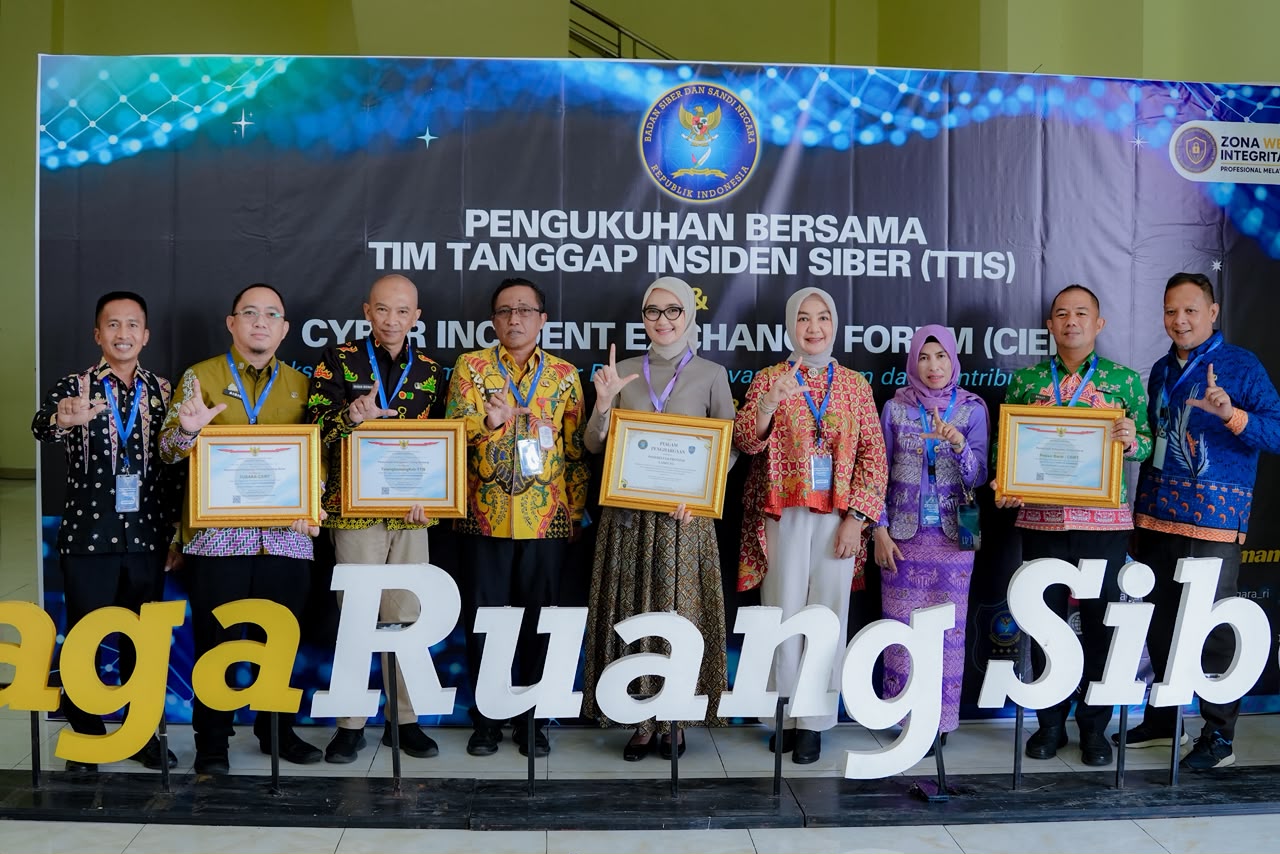 Keamanan Siber Diperkuat, Pemprov Lampung Raih Apresiasi Nasional dari BSSN