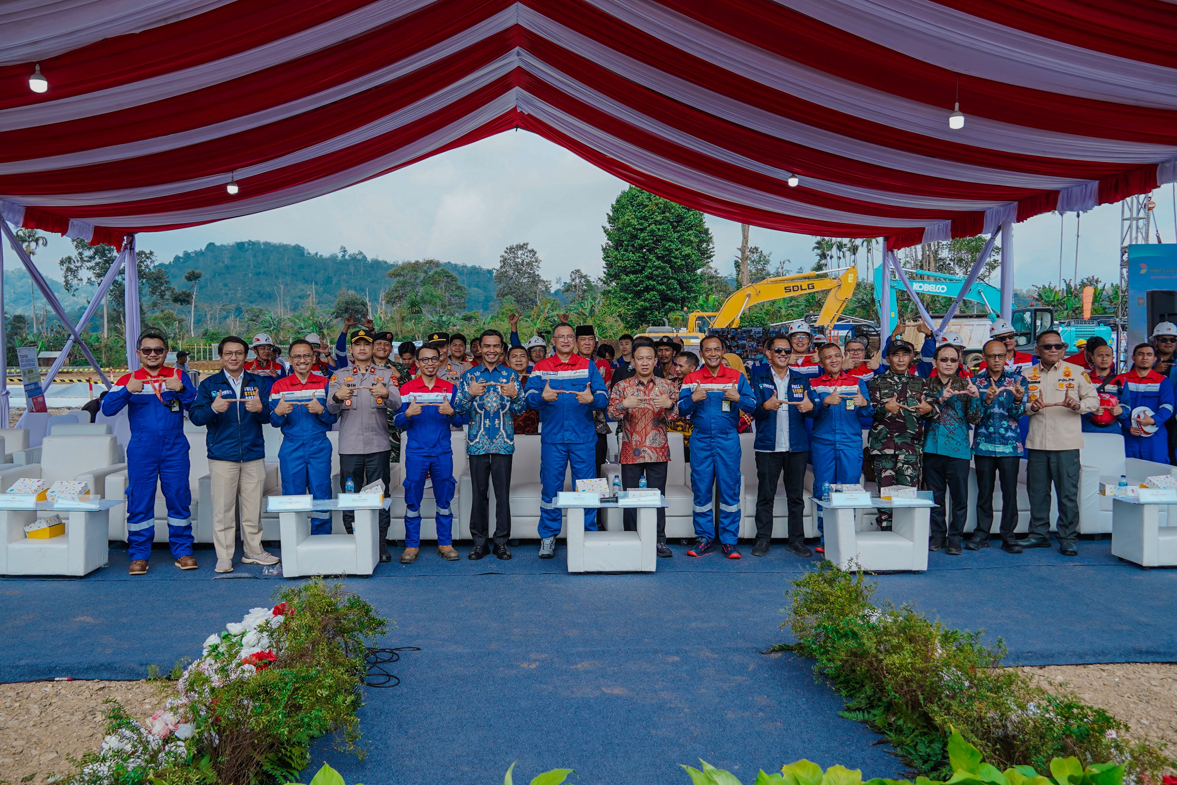 Lampung Dukung Eksplorasi Energi Hijau, Proyek Panas Bumi Gunung Tiga Resmi Dimulai