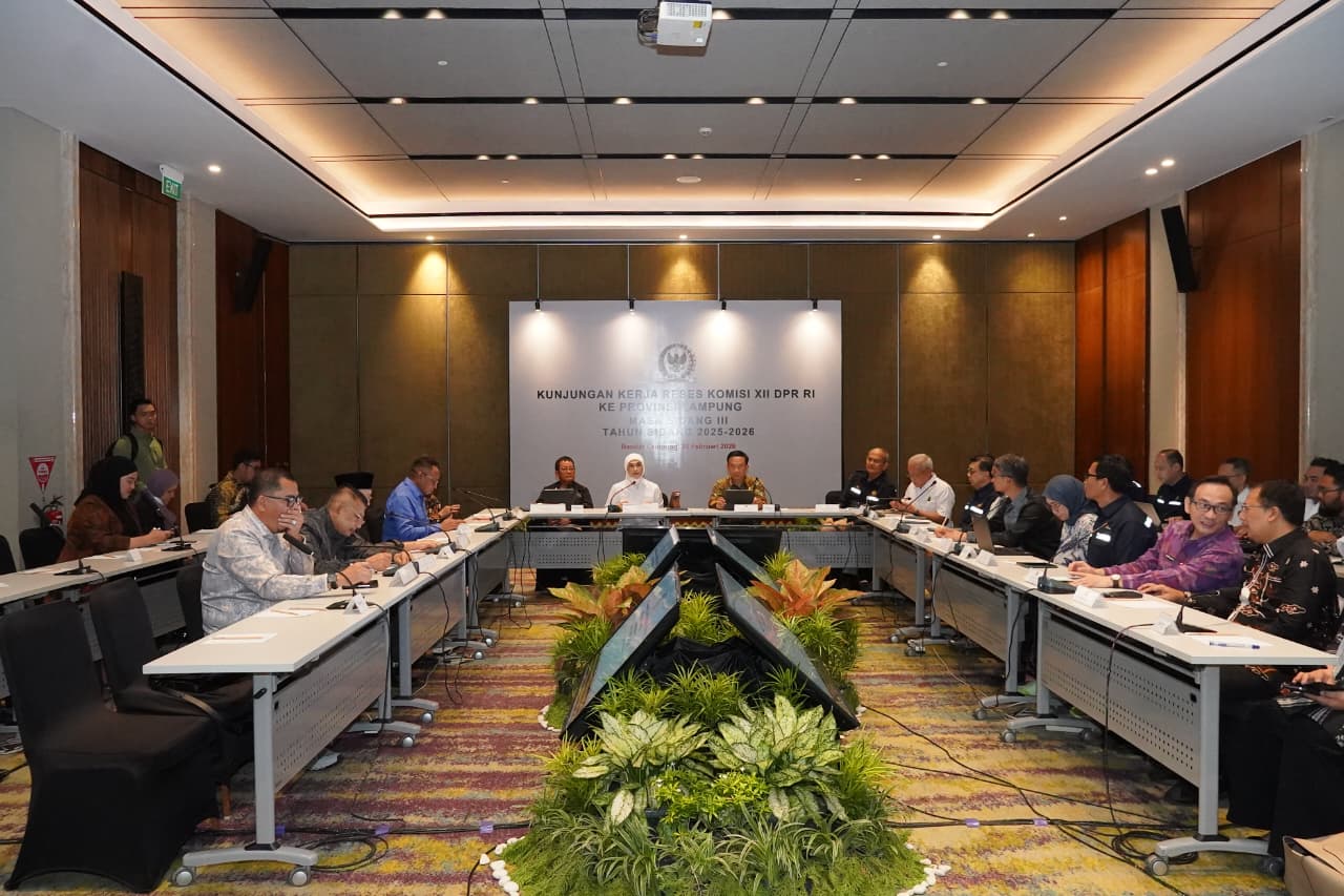 Pemprov Lampung Bersama Komisi XII DPR RI Bahas Pemanfaatan Energi di Provinsi Lampung