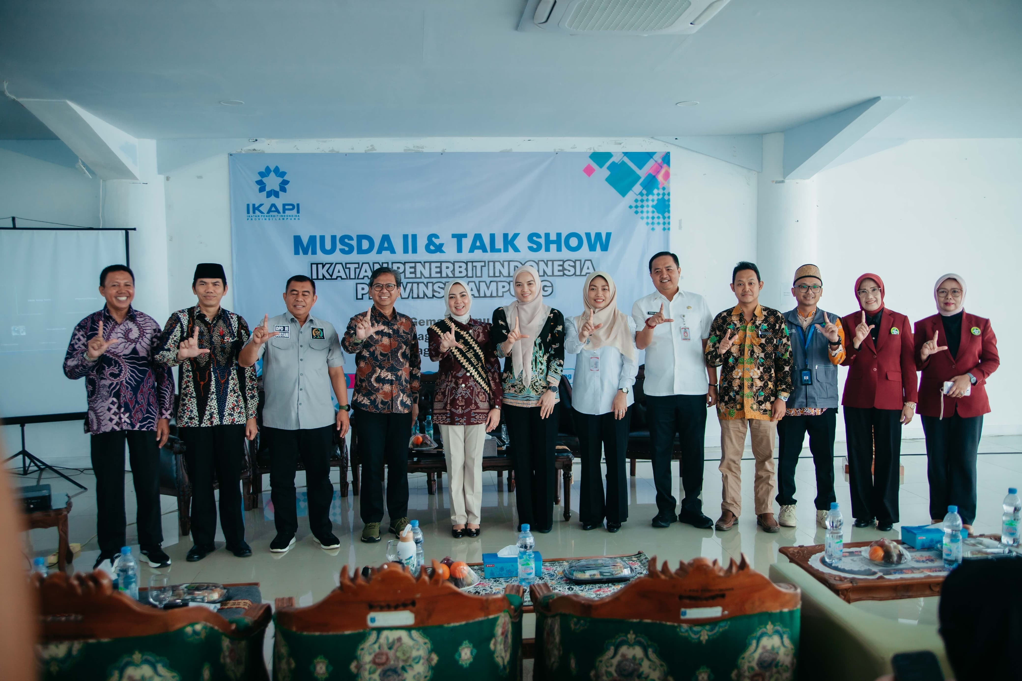 Buka Musda II IKAPI, Bunda Literasi Lampung Tegaskan Literasi sebagai Pilar Kemajuan Daerah