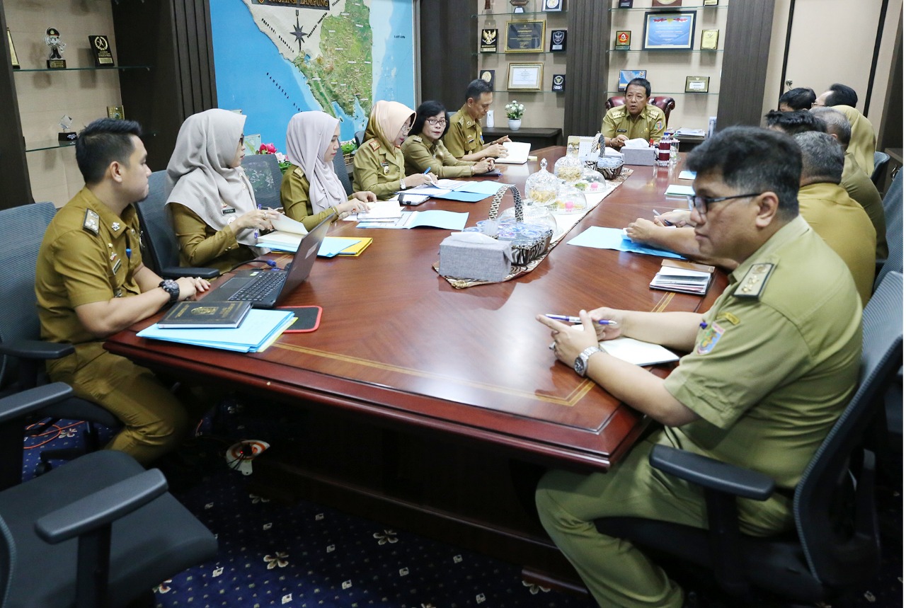 Gubernur Arinal Minta Setiap OPD Presentasi Rencana Kerja secara Bergiliran Sesuai Misi Rakyat Lampu