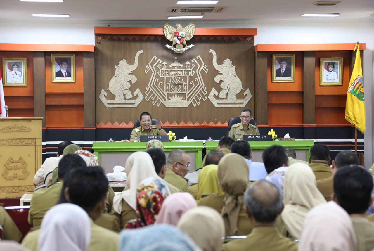 Briefing Eselon II dan III, Gubernur Arinal Serukan Jajarannya Ambil Pelajaran dari Kasus OTT Pidsus